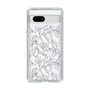 Slim Protection Case［ LAGUNAMOON - FlowerPattern - Clear×Grey ］