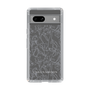 Slim Protection Case［ LAGUNAMOON - FlowerPattern - Clear×Grey ］