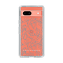 Slim Protection Case［ LAGUNAMOON - FlowerPattern - Clear×Grey ］