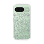 Slim Protection Case［ LAGUNAMOON - FlowerPattern - Clear×Grey ］