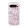 Slim Protection Case［ LAGUNAMOON - FlowerPattern - Clear×Grey ］