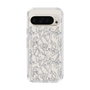 Slim Protection Case［ LAGUNAMOON - FlowerPattern - Clear×Grey ］