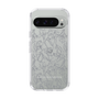 Slim Protection Case［ LAGUNAMOON - FlowerPattern - Clear×Grey ］