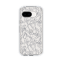 Slim Protection Case［ LAGUNAMOON - FlowerPattern - Clear×Grey ］