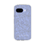 Slim Protection Case［ LAGUNAMOON - FlowerPattern - Clear×Grey ］