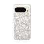 Slim Protection Case［ LAGUNAMOON - FlowerPattern - Clear×Grey ］