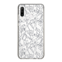 Slim Protection Case［ LAGUNAMOON - FlowerPattern - Clear×Grey ］
