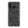 Slim Protection Case［ LAGUNAMOON - FlowerPattern - Clear×Grey ］