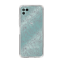 Slim Protection Case［ LAGUNAMOON - FlowerPattern - Clear×Grey ］