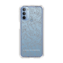 Slim Protection Case［ LAGUNAMOON - FlowerPattern - Clear×Grey ］