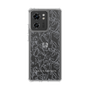 Slim Protection Case［ LAGUNAMOON - FlowerPattern - Clear×Grey ］