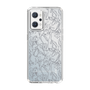 Slim Protection Case［ LAGUNAMOON - FlowerPattern - Clear×Grey ］