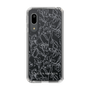 Slim Protection Case［ LAGUNAMOON - FlowerPattern - Clear×Grey ］
