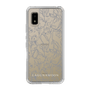 Slim Protection Case［ LAGUNAMOON - FlowerPattern - Clear×Grey ］