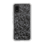 Slim Protection Case［ LAGUNAMOON - FlowerPattern - Clear×Grey ］