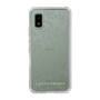 Slim Protection Case［ LAGUNAMOON - FlowerPattern - Clear×Grey ］