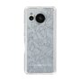 Slim Protection Case［ LAGUNAMOON - FlowerPattern - Clear×Grey ］