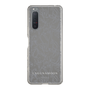 Slim Protection Case［ LAGUNAMOON - FlowerPattern - Clear×Grey ］