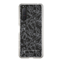 Slim Protection Case［ LAGUNAMOON - FlowerPattern - Clear×Grey ］