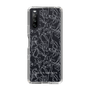 Slim Protection Case［ LAGUNAMOON - FlowerPattern - Clear×Grey ］