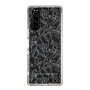 Slim Protection Case［ LAGUNAMOON - FlowerPattern - Clear×Grey ］