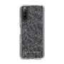 Slim Protection Case［ LAGUNAMOON - FlowerPattern - Clear×Grey ］
