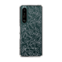 Slim Protection Case［ LAGUNAMOON - FlowerPattern - Clear×Grey ］