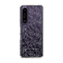 Slim Protection Case［ LAGUNAMOON - FlowerPattern - Clear×Grey ］