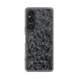 Slim Protection Case［ LAGUNAMOON - FlowerPattern - Clear×Grey ］