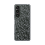 Slim Protection Case［ LAGUNAMOON - FlowerPattern - Clear×Grey ］