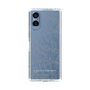 Slim Protection Case［ LAGUNAMOON - FlowerPattern - Clear×Grey ］
