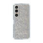 Slim Protection Case［ LAGUNAMOON - FlowerPattern - Clear×Grey ］