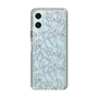 Slim Protection Case［ LAGUNAMOON - FlowerPattern - Clear×Grey ］