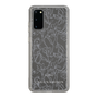 Slim Protection Case［ LAGUNAMOON - FlowerPattern - Clear×Grey ］