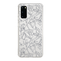 Slim Protection Case［ LAGUNAMOON - FlowerPattern - Clear×Grey ］