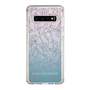 Slim Protection Case［ LAGUNAMOON - FlowerPattern - Clear×Grey ］