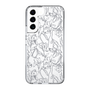 Slim Protection Case［ LAGUNAMOON - FlowerPattern - Clear×Grey ］