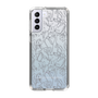Slim Protection Case［ LAGUNAMOON - FlowerPattern - Clear×Grey ］