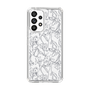 Slim Protection Case［ LAGUNAMOON - FlowerPattern - Clear×Grey ］