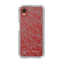 Slim Protection Case［ LAGUNAMOON - FlowerPattern - Clear×Grey ］