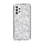 Slim Protection Case［ LAGUNAMOON - FlowerPattern - Clear×Grey ］
