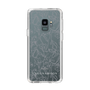 Slim Protection Case［ LAGUNAMOON - FlowerPattern - Clear×Grey ］