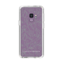 Slim Protection Case［ LAGUNAMOON - FlowerPattern - Clear×Grey ］