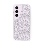 Slim Protection Case［ LAGUNAMOON - FlowerPattern - Clear×Grey ］