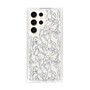 Slim Protection Case［ LAGUNAMOON - FlowerPattern - Clear×Grey ］
