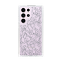 Slim Protection Case［ LAGUNAMOON - FlowerPattern - Clear×Grey ］