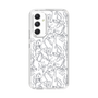 Slim Protection Case［ LAGUNAMOON - FlowerPattern - Clear×Grey ］