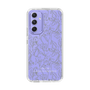 Slim Protection Case［ LAGUNAMOON - FlowerPattern - Clear×Grey ］