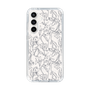 Slim Protection Case［ LAGUNAMOON - FlowerPattern - Clear×Grey ］