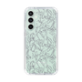 Slim Protection Case［ LAGUNAMOON - FlowerPattern - Clear×Grey ］